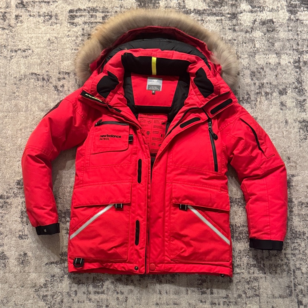 New Balance Patrol Down Red Winter Jacket